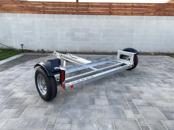 Galvanized Stand Up Car Tow Dolly - Image 3